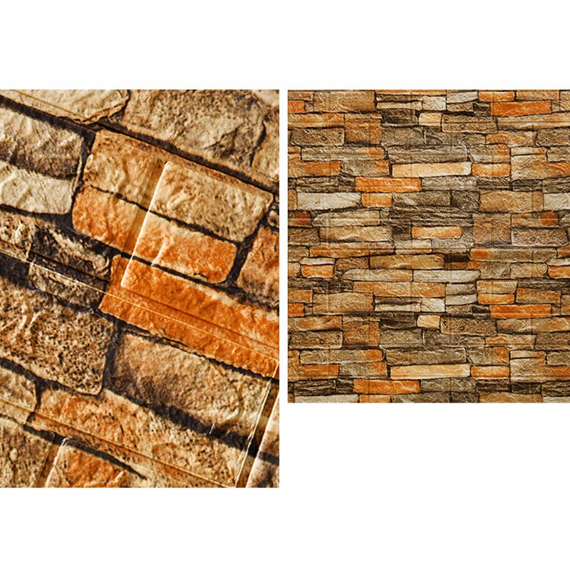 Lisslune | 3D Artificial Brick Wall Panel Industrial Style Living Space Wall Plate (Pack of 10)