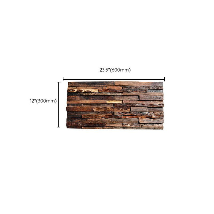 Lisslune | Solid Wood Wall Panel in Country House Style Commercial Living Space Wall Plate (1-Pack)