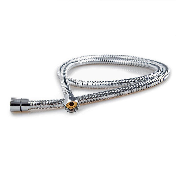 Lisslune | Modern Standard Shower Set Double Round Metal Adjustable Spray Pattern Shower Head