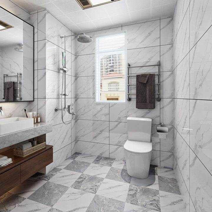 Lisslune | Modern Peel-and-Stick Tiles Plastic Single Tile Peel & Stick Mosaic Tile
