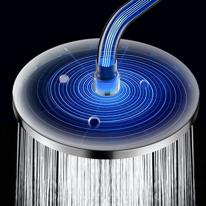 Lisslune | Metal Shower Head Combo Contemporary Round Fixed Shower Head for the Bathroom