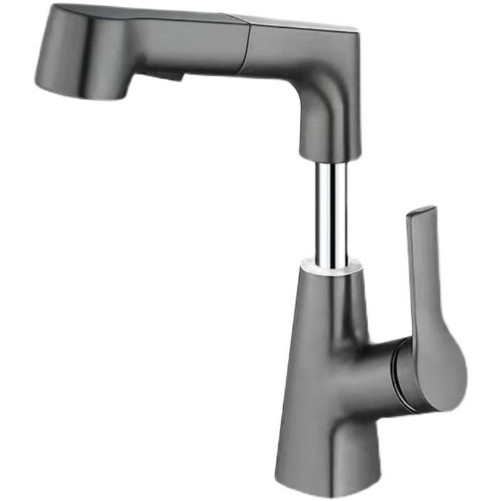 Lisslune | Modern centerset faucet with single lever handle for countertop washbasin bathroom fixture