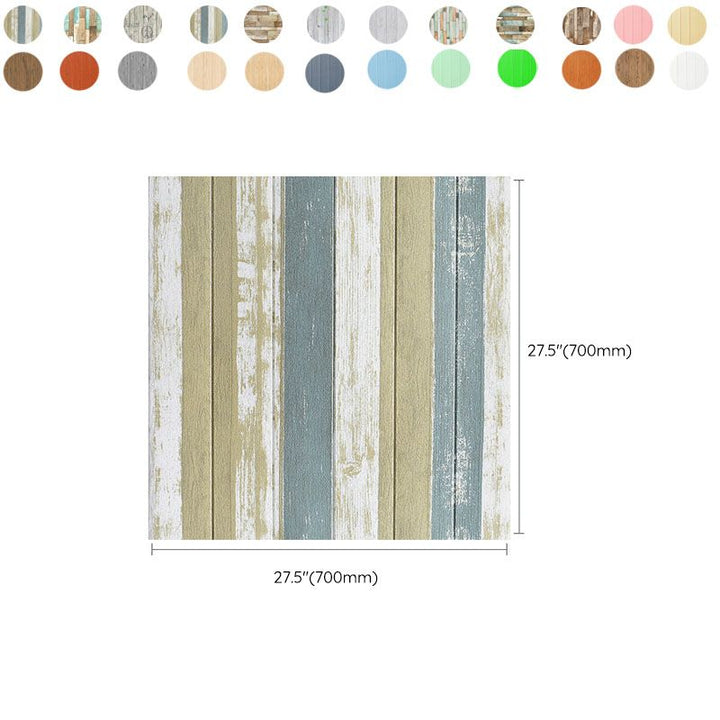 Lisslune | Farmhouse Wall Plank 3D Brick Bedroom and Living Room Wall Panel Set of 10