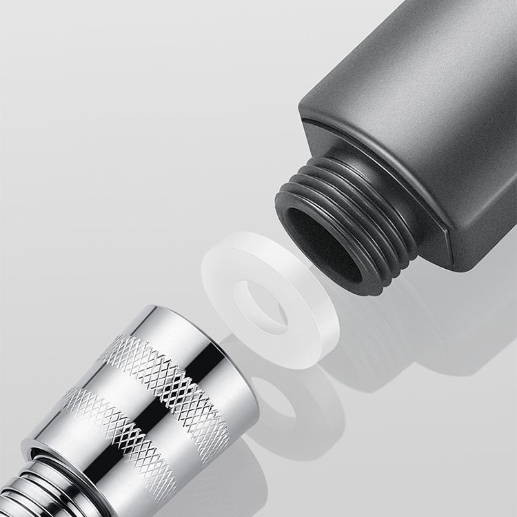 Lisslune | 5-Spray Pattern Handheld Shower Head High Flow Wall Mounted Shower Head