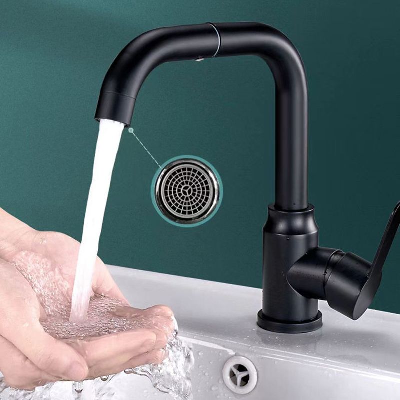 Lisslune | Modern Basin Mixer Bathroom Faucet Brass Lever Swivel Spout Basin Mixer