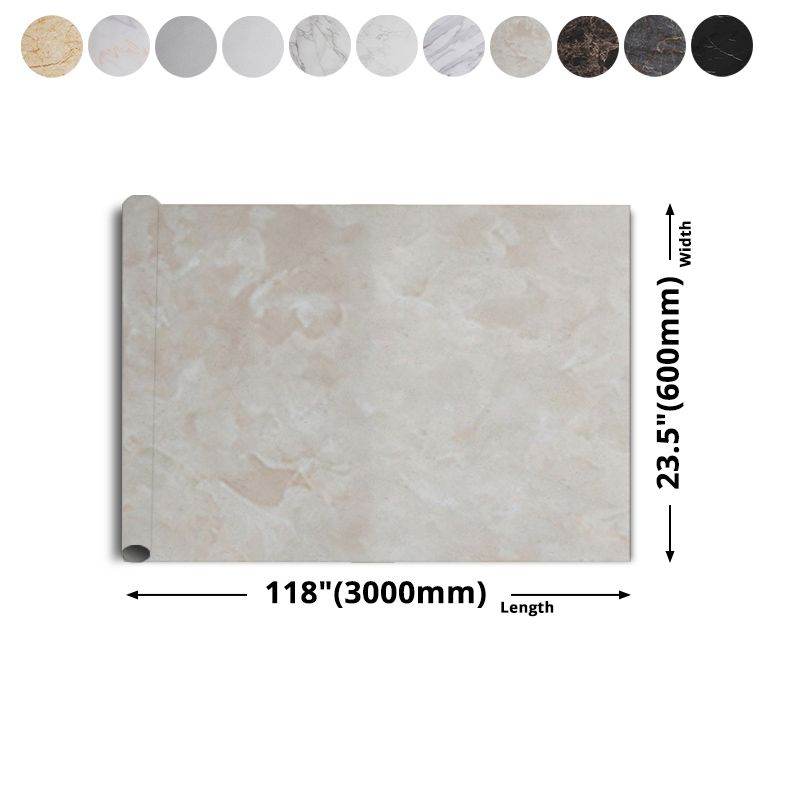 Lisslune | 23.6" PVC Peel and Stick Tile Rectangular Field Tile for the Kitchen