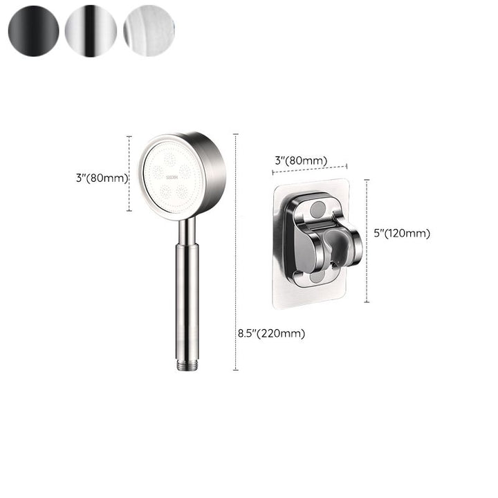Lisslune | Classic Round Shower Head Metal Standard Handheld Shower Head