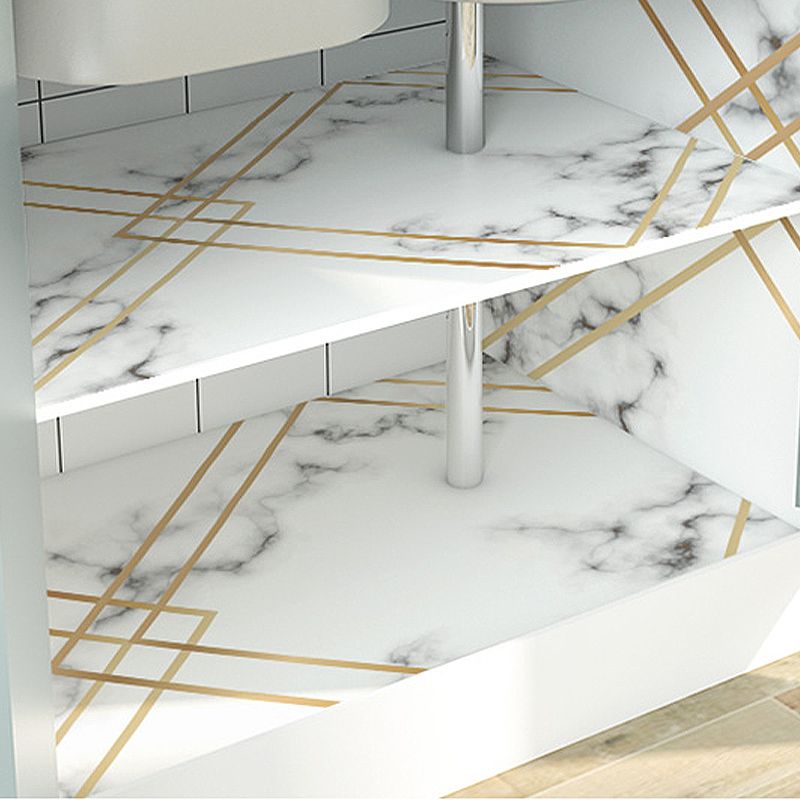 Lisslune | Square Mosaic Peel & Stick Tiles Stain-Resistant Kitchen Backsplash Tiles