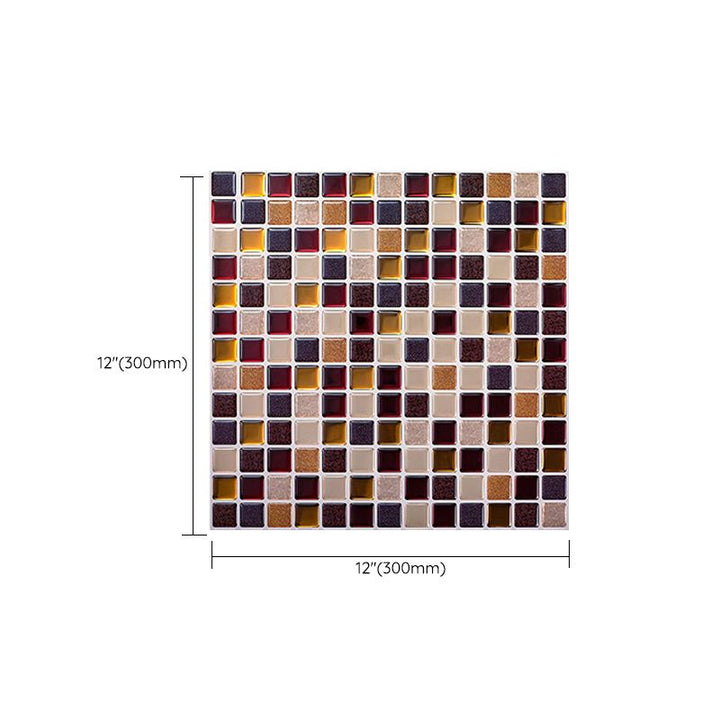 Lisslune | Square Peel & Stick Tile Stone Composite Subway Tile for Backsplash Wall