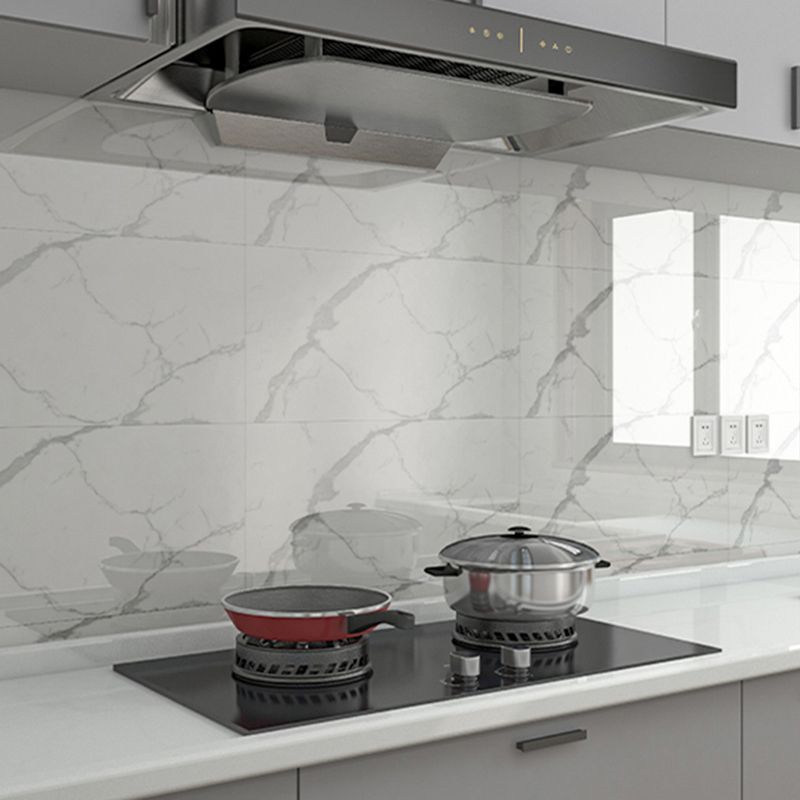 Lisslune | PVC Peel and Stick Back Wall Tiles Rectangular Waterproof Single Tile Wallpaper