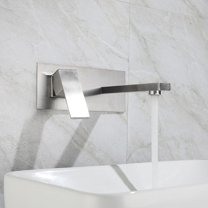 Lisslune | Contemporary style faucets with lever handles Wall-mounted faucets for the bathroom