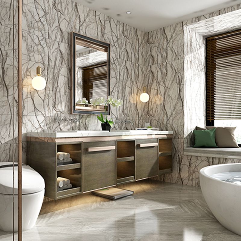 Lisslune | PVC Peel and Stick Splash Guard Tile Modern Peel & Stick Mosaic Tile