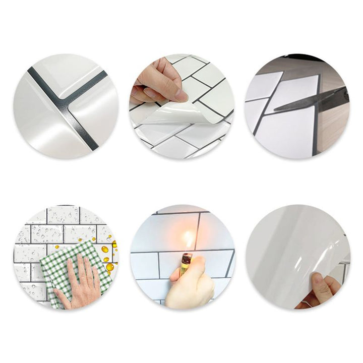 Lisslune | Modern Field Tile Waterproof Peel and Stick Wall Tile for the Kitchen