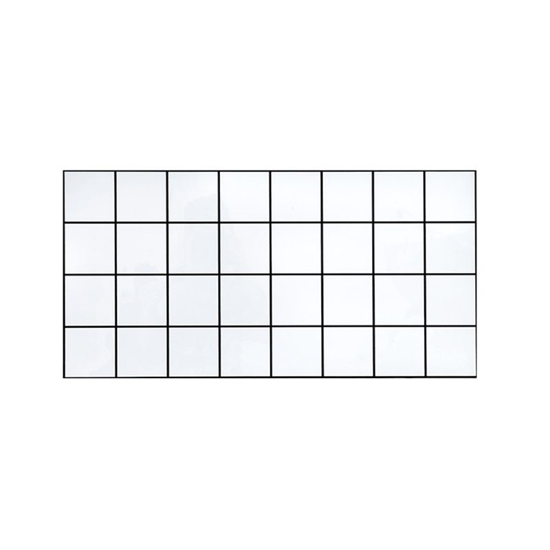 Lisslune | PVC Rectangular 12" X 23" 5-Pack Peel & Stick Mosaic Tile Kitchen and Bathroom Backsplash