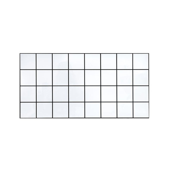 Lisslune | PVC Rectangular 12" X 23" 5-Pack Peel & Stick Mosaic Tile Kitchen and Bathroom Backsplash