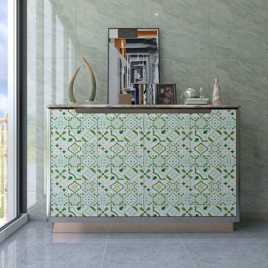 Lisslune | Mosaic tile peel & stick Modern plastic tile peel & stick
