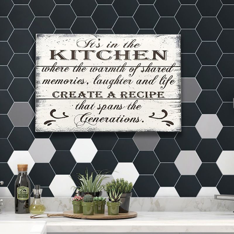 Lisslune | Hexagonal Peel and Stick Tiles Modern Peel and Stick Backsplash 20 Pack for the Bathroom