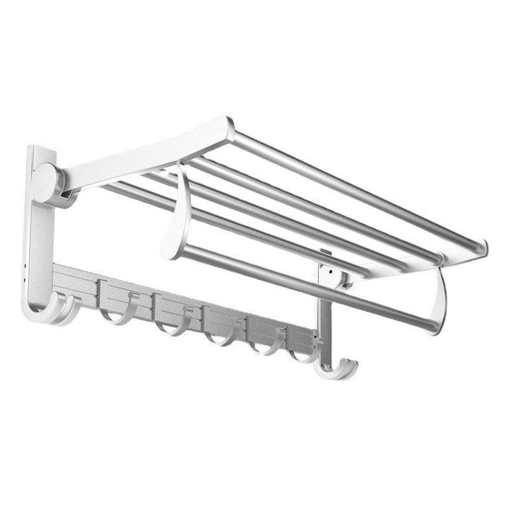 Lisslune | Chrome/Black Classic Bathroom Accessories Set Modern Bath Shelf/Towel Bar & Paper Holder