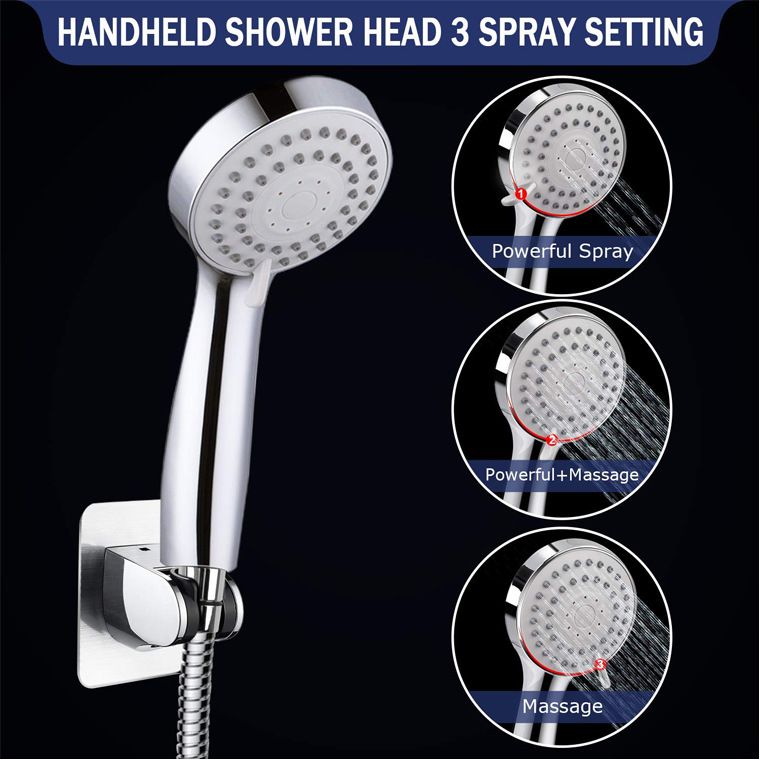 Lisslune | Round Dual Shower Heads Traditional Style Wall Mounted Dual Shower