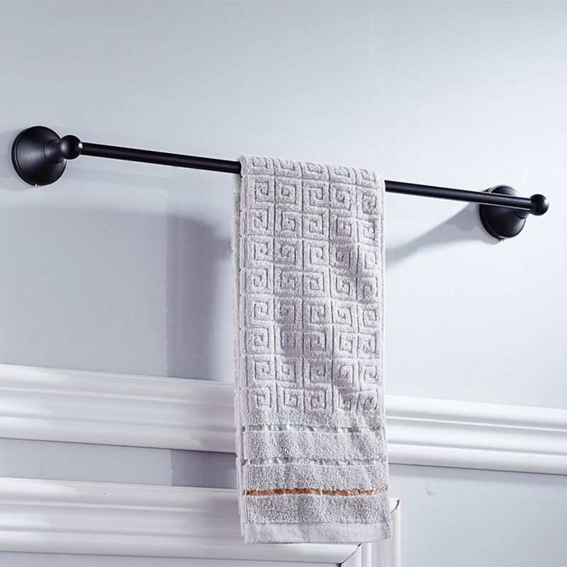 Lisslune | Metal Bathroom Set 4-piece Traditional Style Black Bathroom Accessories Set