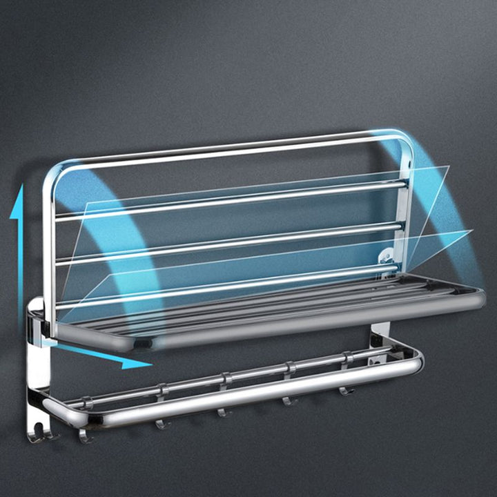 Lisslune | modern bathroom accessory set stainless steel towel holder bathroom shelf bathroom set
