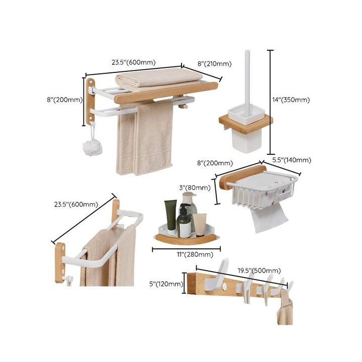 Lisslune | Modern natural bathroom accessories as a single piece or in a set made of solid wood