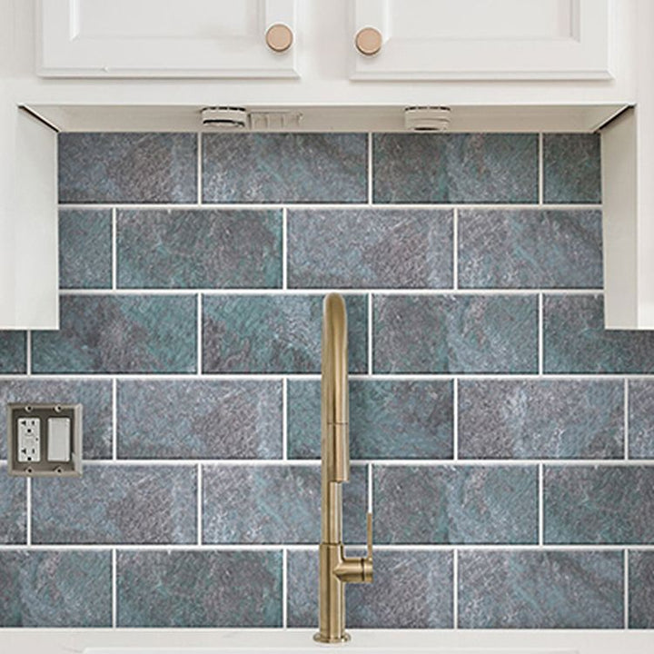 Lisslune | Modern Peel & Stick Subway Tiles PVC Wallpaper for Kitchen Backsplash