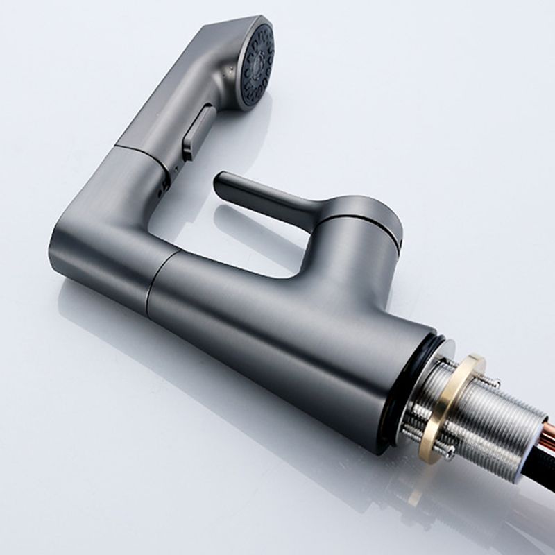 Lisslune | Modern Faucet Solid Copper Centerset Bathroom Faucet
