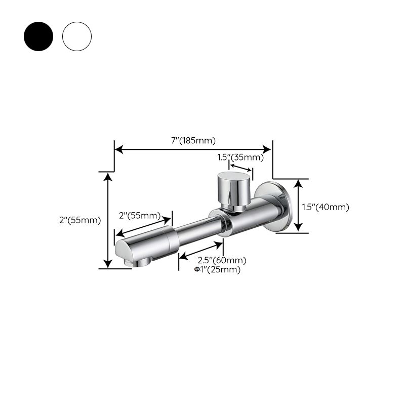 Lisslune | Widely used wall-mounted bathroom sink faucet cross handle low arch faucet