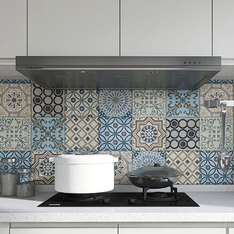 Lisslune | Modern Multicolor Peel/Stick Back Wall Tile PVC Peel and Stick Back Wall Tile
