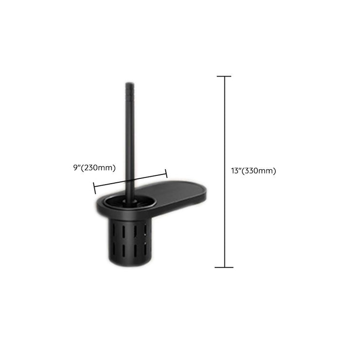 Lisslune | Modern Bathroom Set Matte Black Bathroom Shelf Towel Rack Bathroom Accessories Set