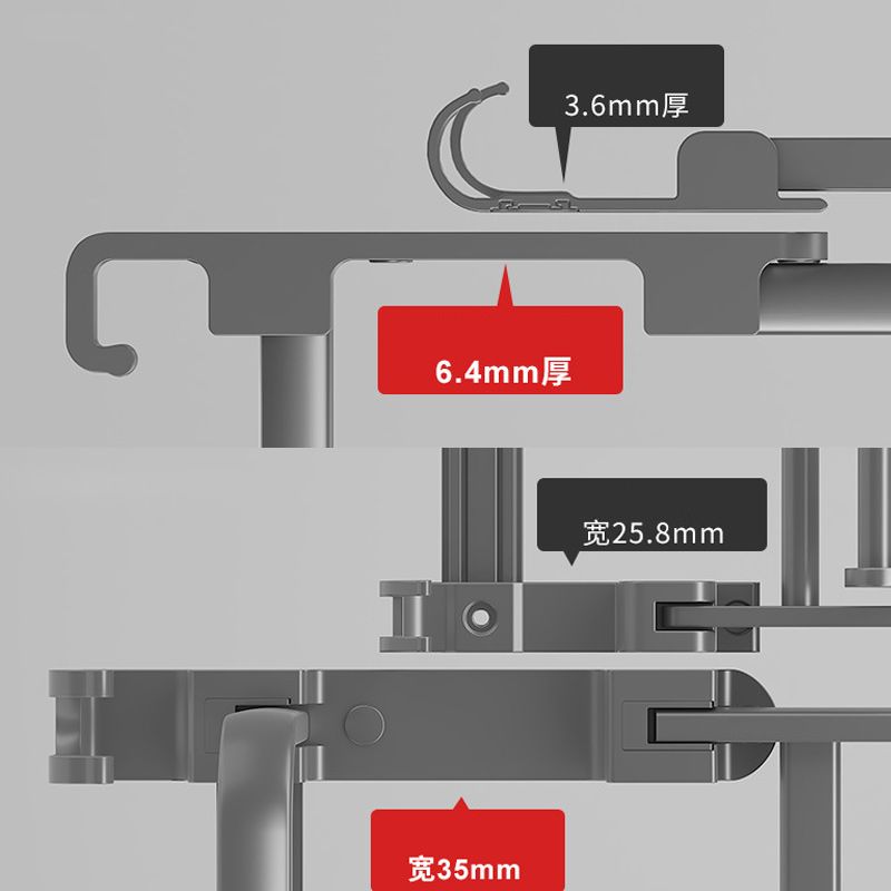 Lisslune | Modern gray bathroom hardware set with bath shelf/towel holder/robe hook/toilet paper holder