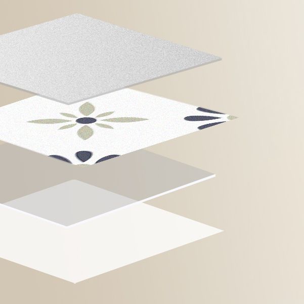 Lisslune | Modern Floor Tile Peel and Stick Ceramic Pattern PVC Flooring