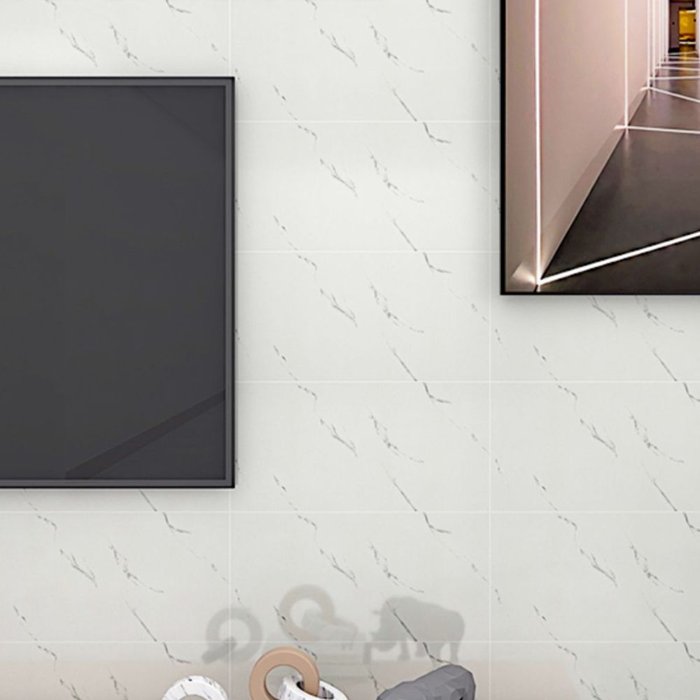 Lisslune | Single Tiles Wallpaper Plastic Rectangular Peel and Stick Tiles with Waterproof
