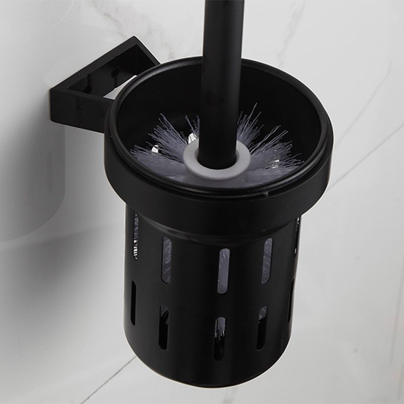 Lisslune | Modern Matt Black Bathroom Shelf Paper Holder Bathroom Accessory Set