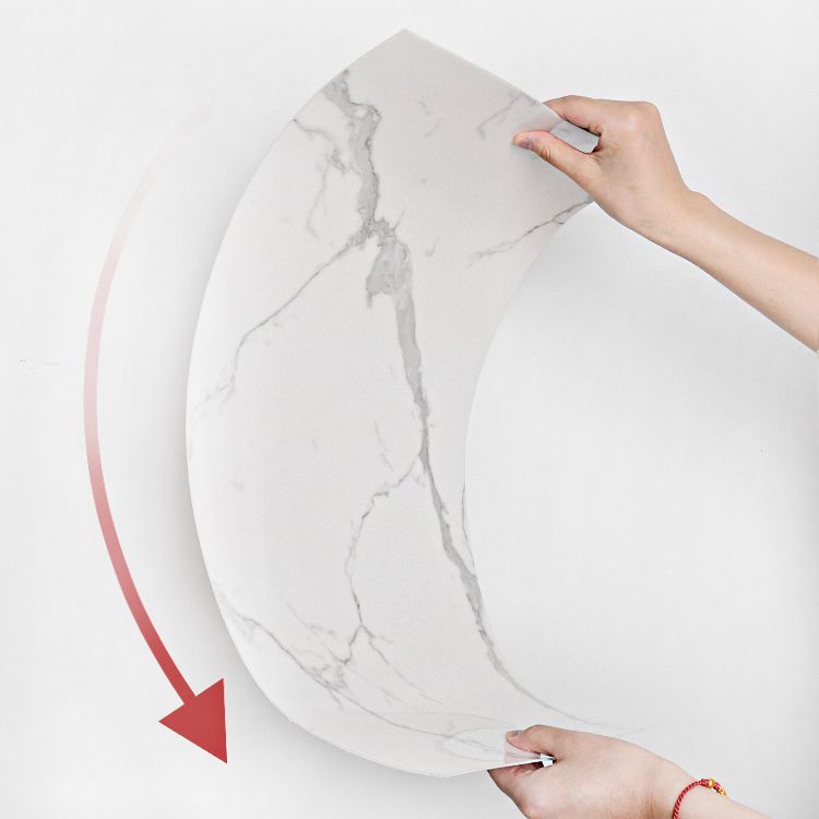 Lisslune | Marble Effect Single Tile 30 cm x 60 cm Waterproof Back Tile Rectangular Wall Tile