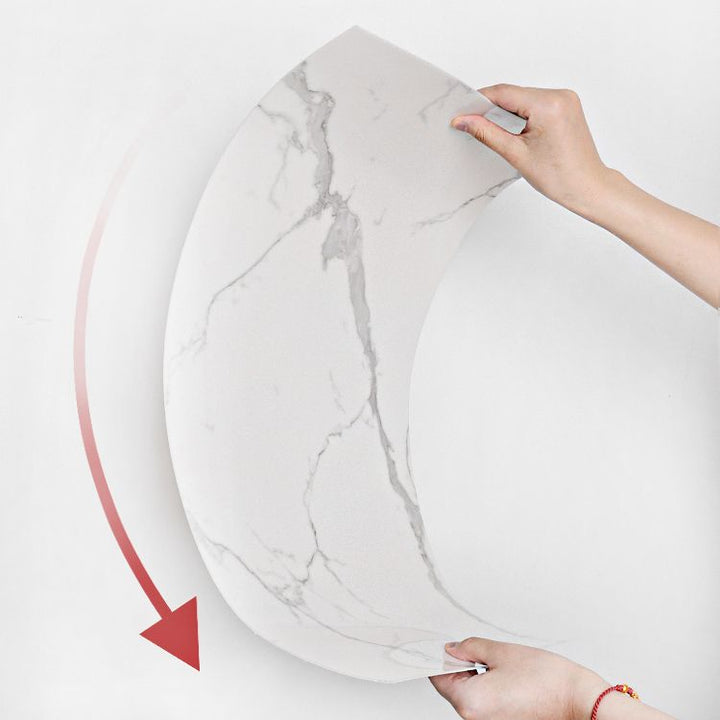 Lisslune | Marble Effect Single Tile 30 cm x 60 cm Waterproof Back Tile Rectangular Wall Tile