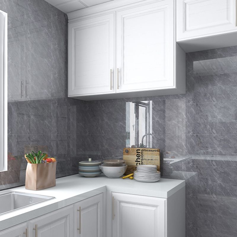 Lisslune | PVC Peel and Stick Back Wall Tiles Rectangular Wallpaper