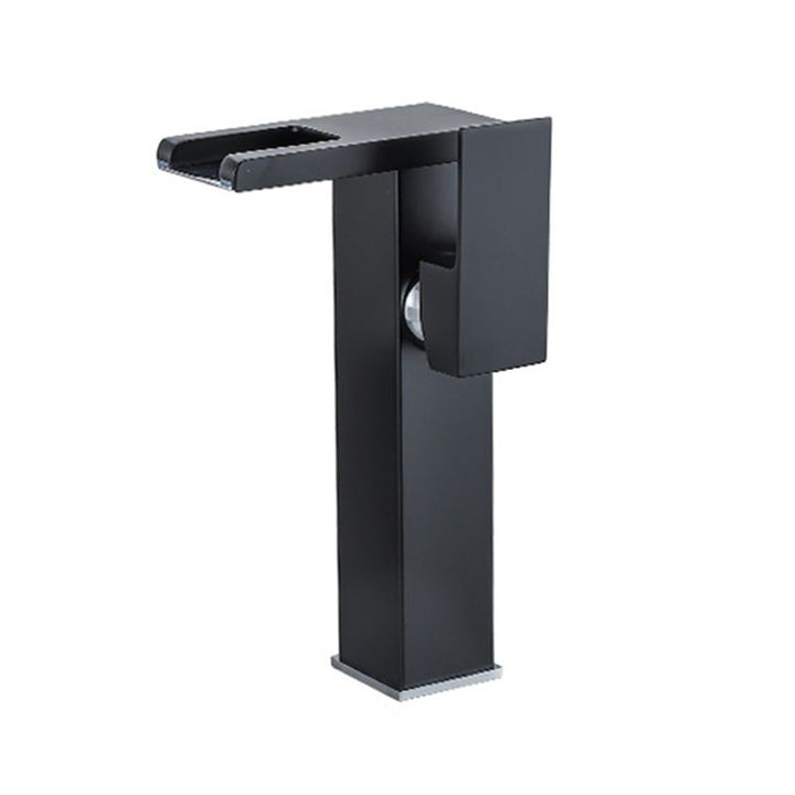 Lisslune | Contemporary Sink Faucet Solid Color Low Arc Bathroom Sink Faucet