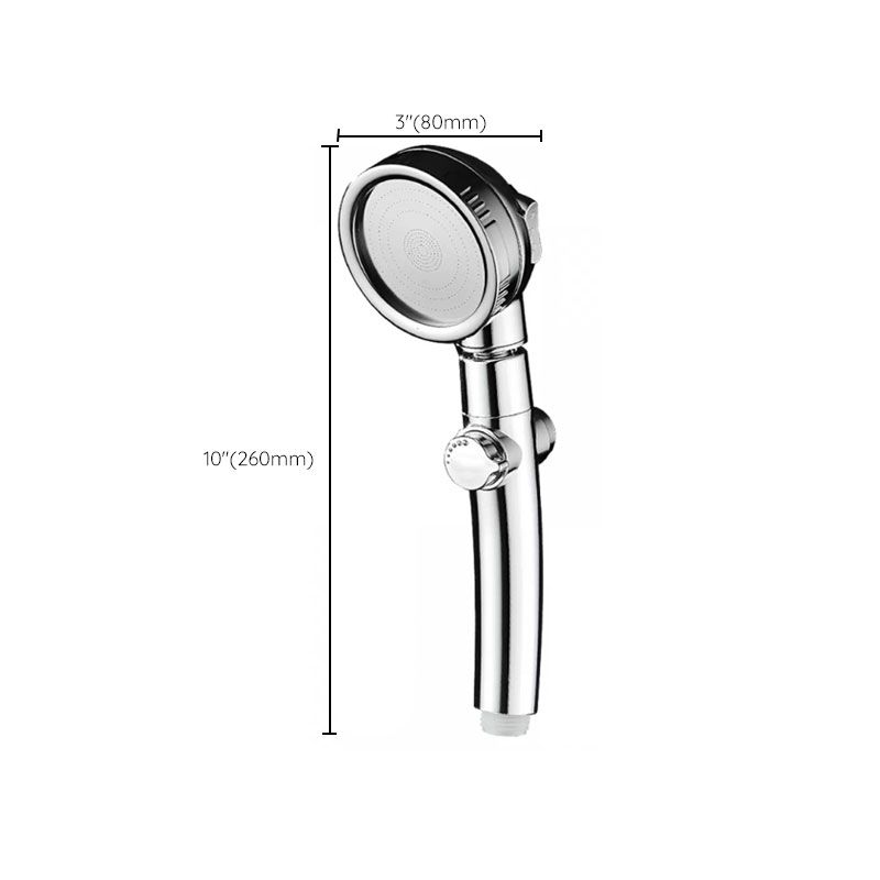 Lisslune | Super high pressure shower head 3 spray adjustable water flow round shower head