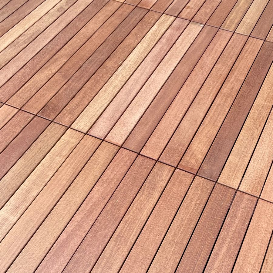 Lisslune | Outdoor Patio Wood Decking Interlocking Plank