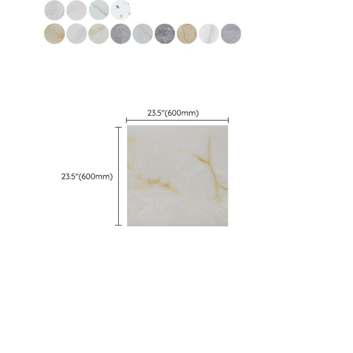 Lisslune | Modern Indoor Vinyl Flooring Peel and Stick Marble Print Vinyl Flooring