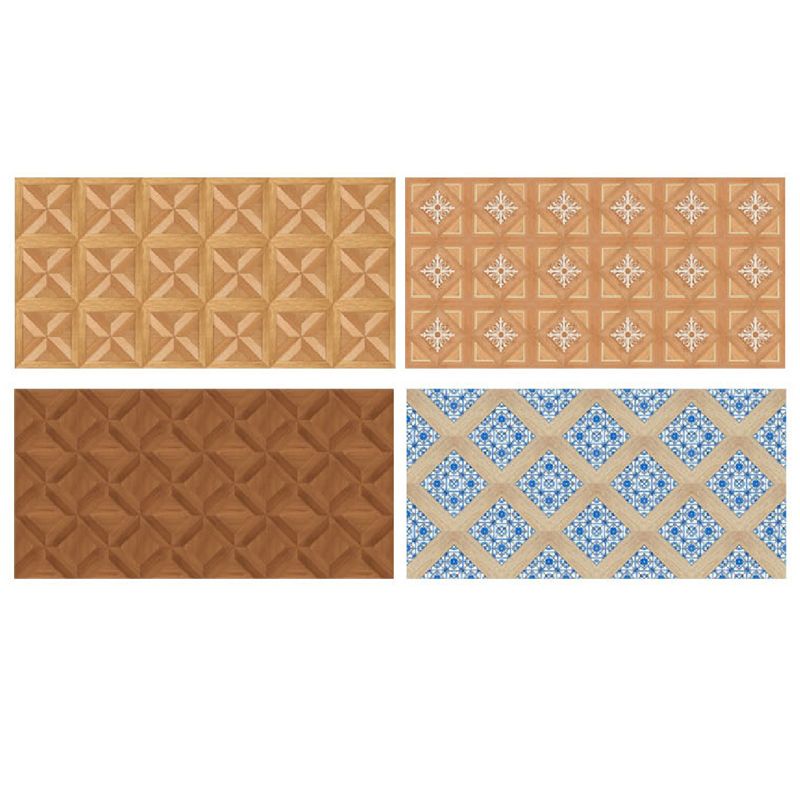 Lisslune | Fancy PVC Vinyl Floor Peel and Stick Geometrically Printed Vinyl Plank Floor