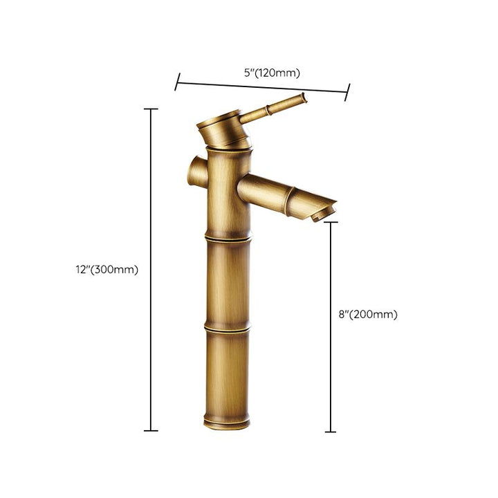 Lisslune | Country House Style Single Hole Sink Faucet with a Lever Handle