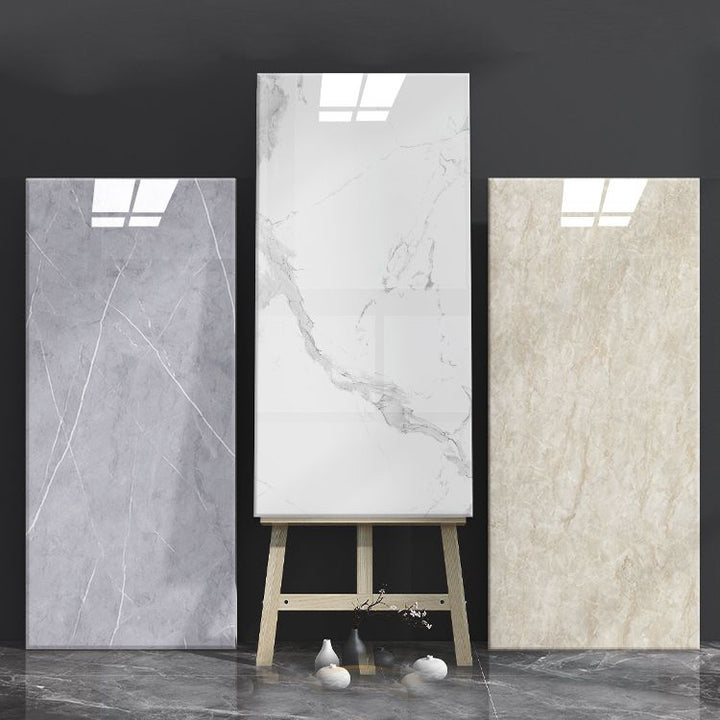 Lisslune | Simple Tile Wallpaper Plastic Waterproof Peel and Stick Backdrop