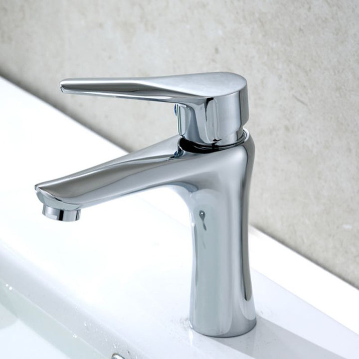 Lisslune | Single Hole Basin Mixer Lever Handle 1 Hole Faucet for the Bathroom
