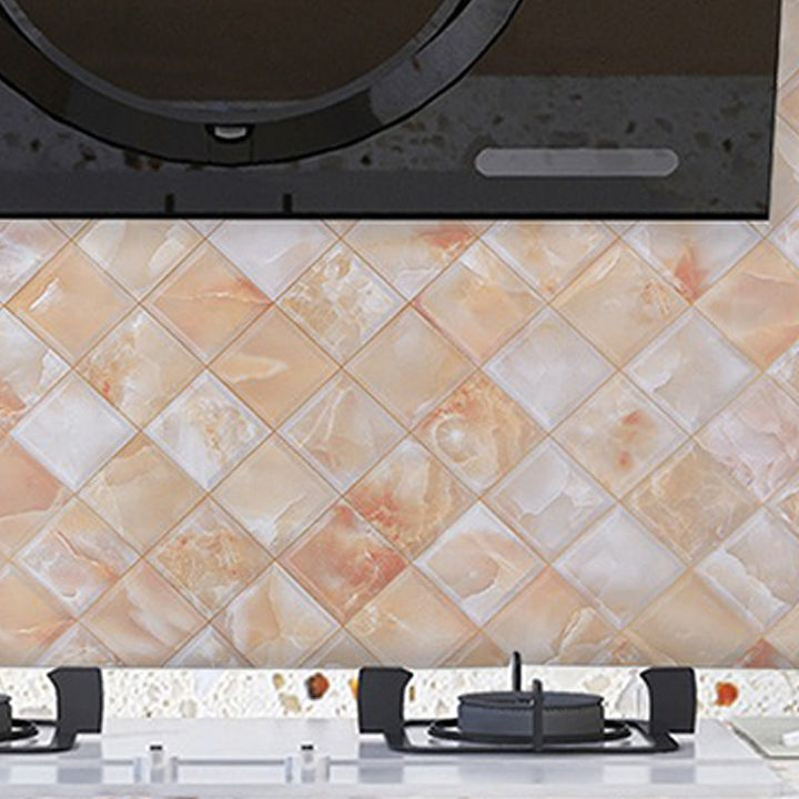 Lisslune | Modern Peel and Stick Splash Guard Wall Tile PVC Wallpaper for the Kitchen