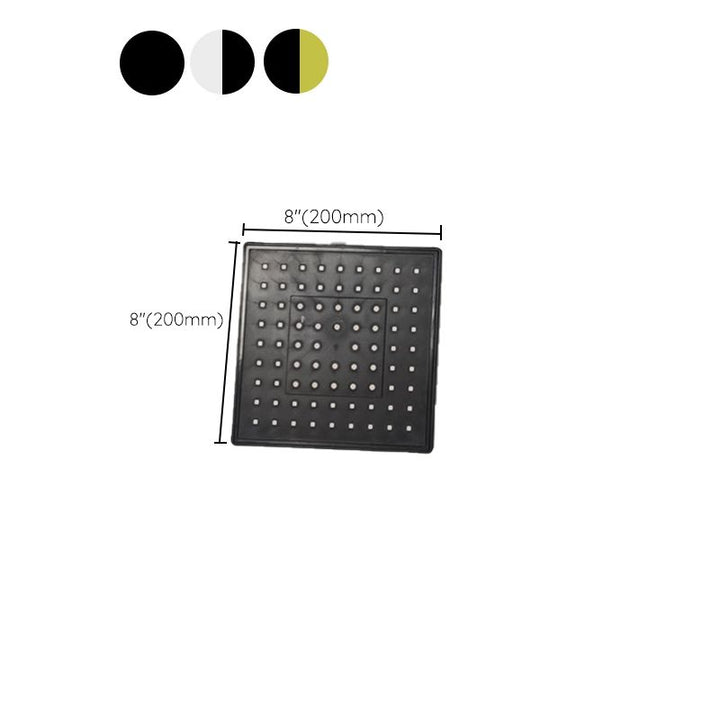 Lisslune | Square Shower Head Combination Standard Spray Pattern with Hand Shower