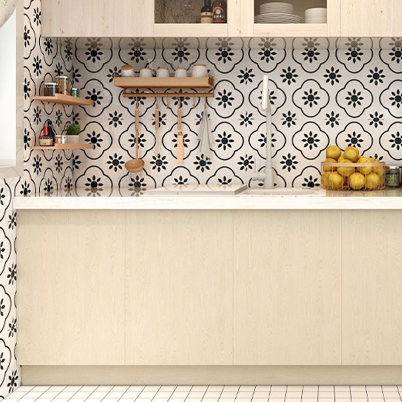 Lisslune | Classic Kitchen Back Wall Tiles Plaid Pattern Self-Adhesive Back Wall Tiles