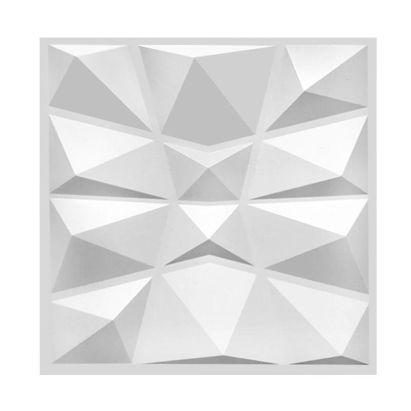 Lisslune | Modern Zinc Back Wall Panel Smooth Upholstered Wall Ceiling in Black and White